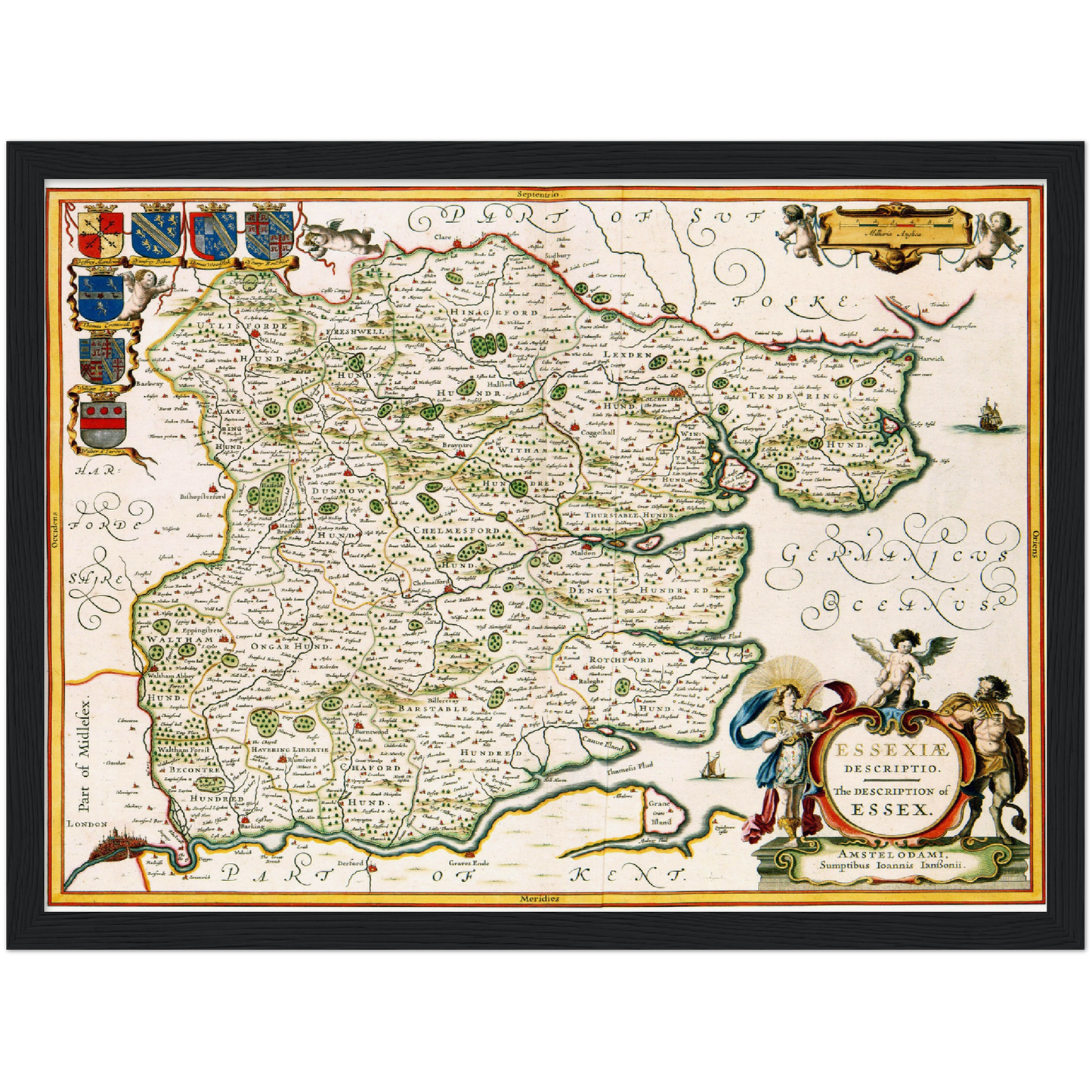 Historical city map Test product horizontal 3 sizes