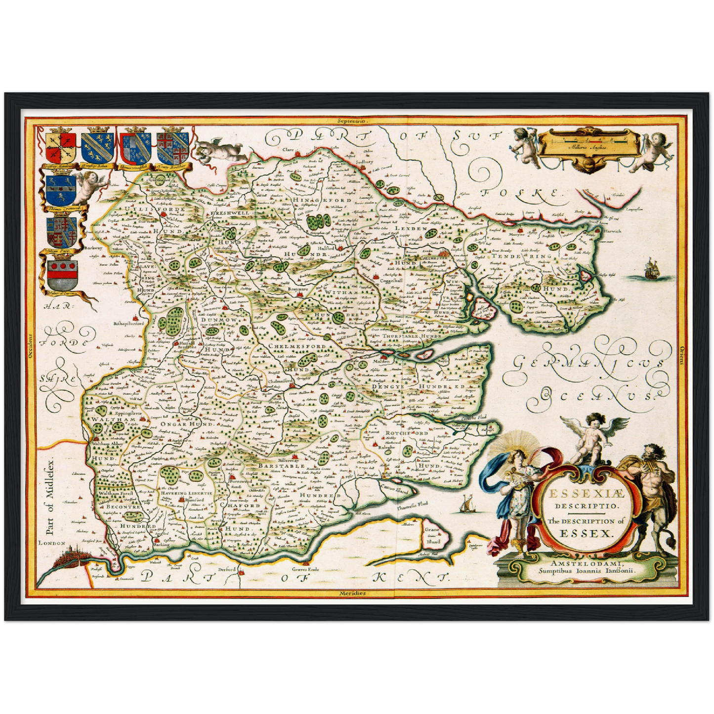 Historical city map Test product horizontal 3 sizes