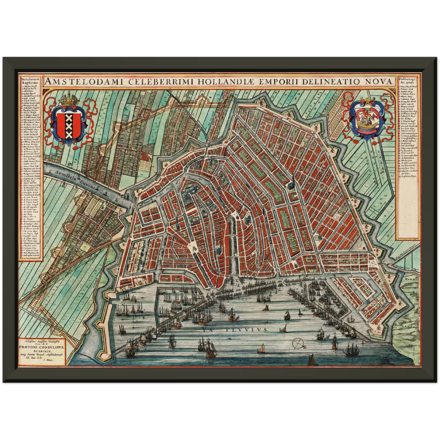 Historical city map Test product horizontal 3 sizes