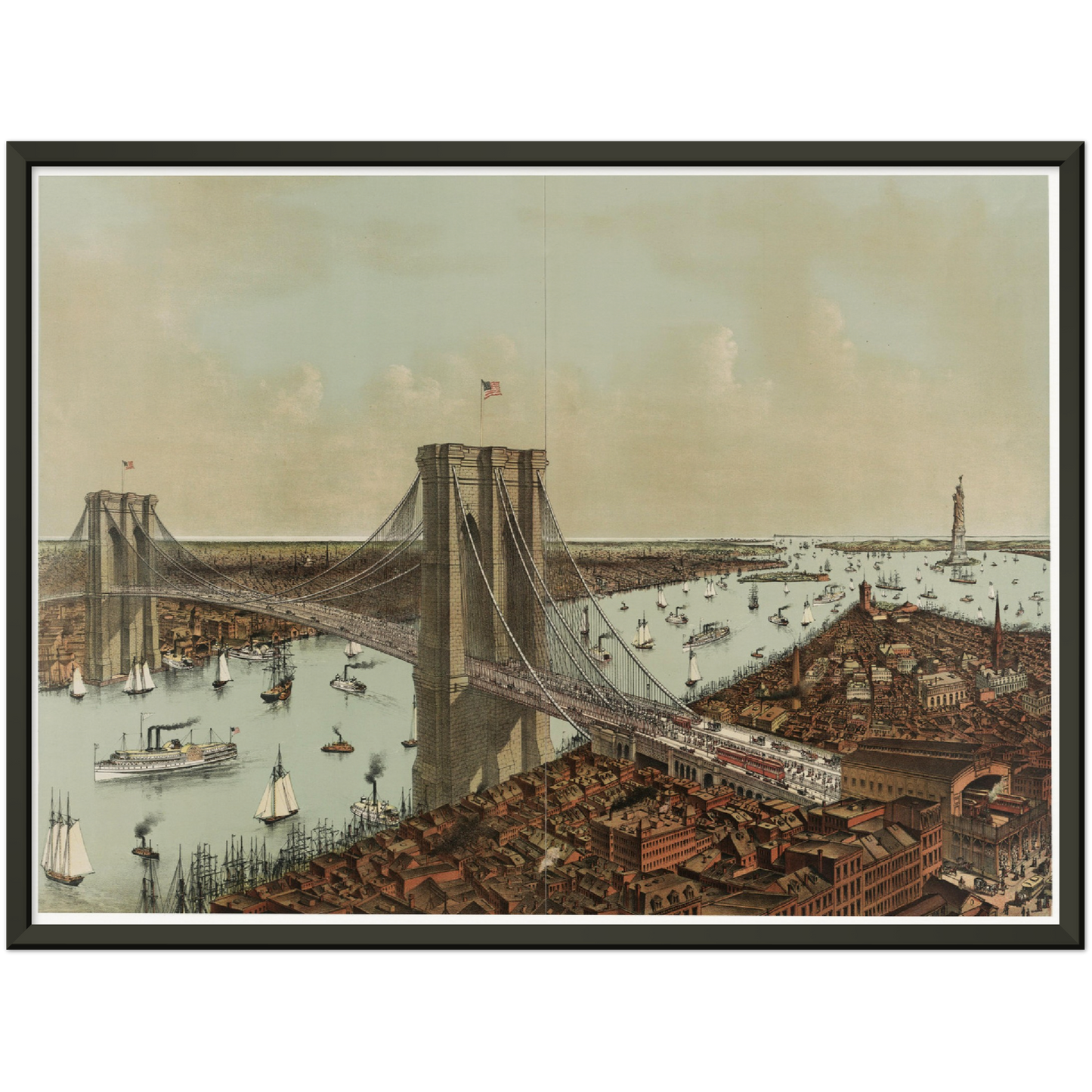 Historical city map Test product horizontal 3 sizes