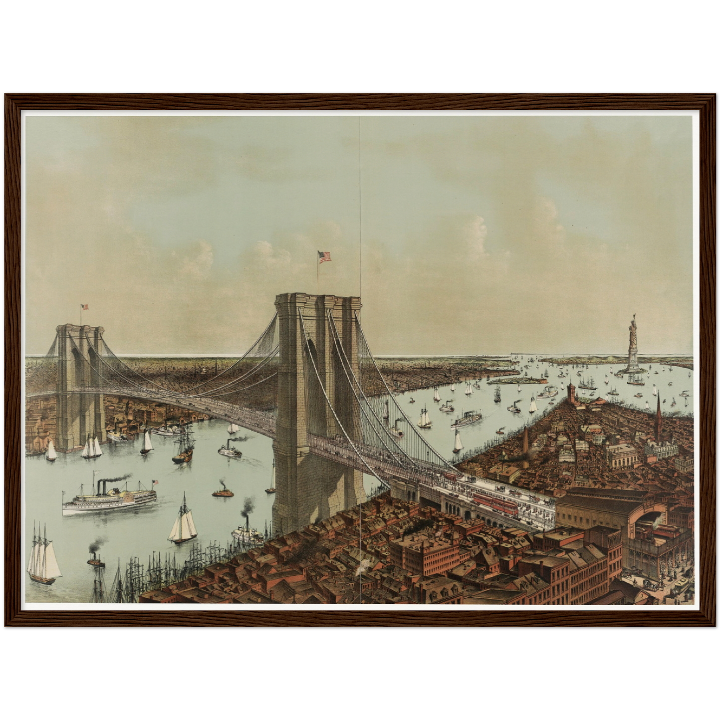 Historical city map Test product horizontal 3 sizes