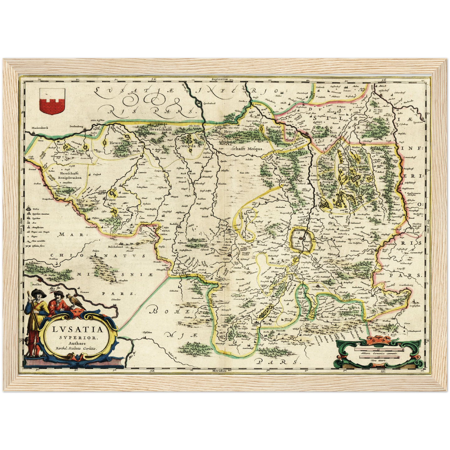 Historical city map Test product horizontal 3 sizes
