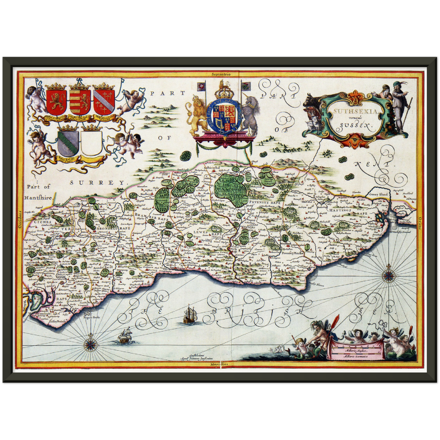 Historical city map Test product horizontal 3 sizes