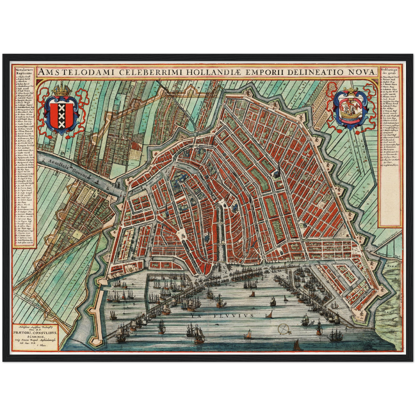 Historical city map Test product horizontal 3 sizes