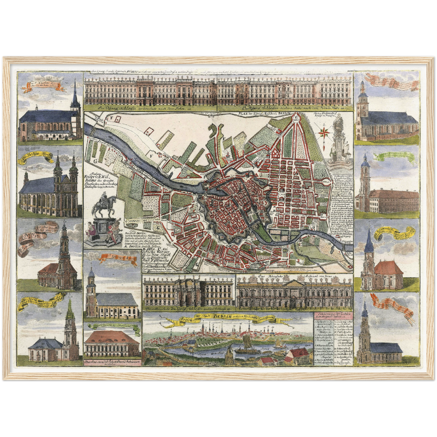 Historical city map Test product horizontal 3 sizes