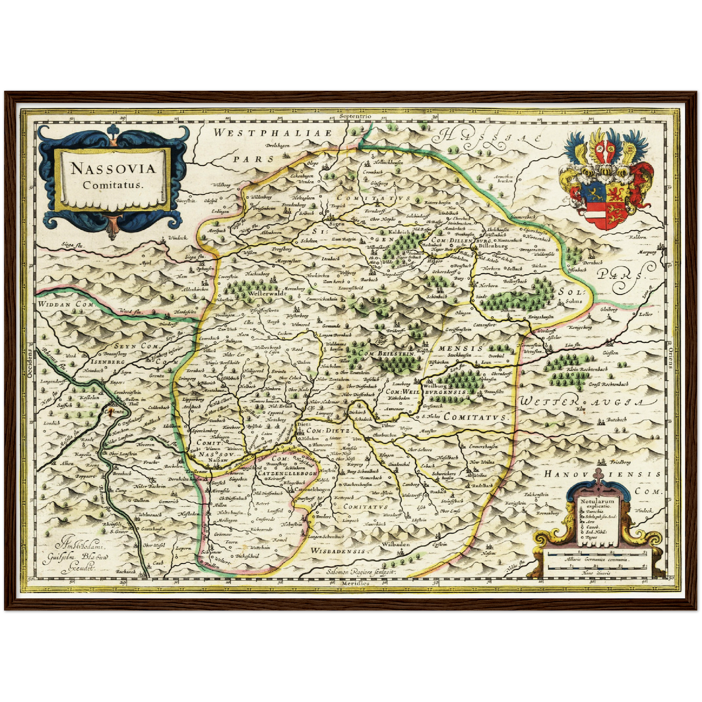 Historical city map Test product horizontal 3 sizes