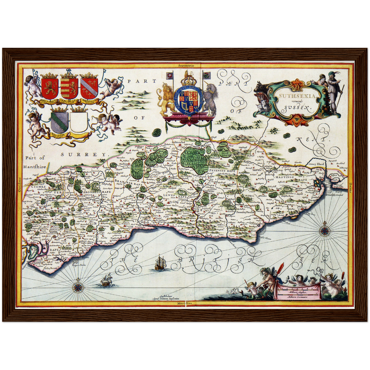 Historical city map Test product horizontal 3 sizes