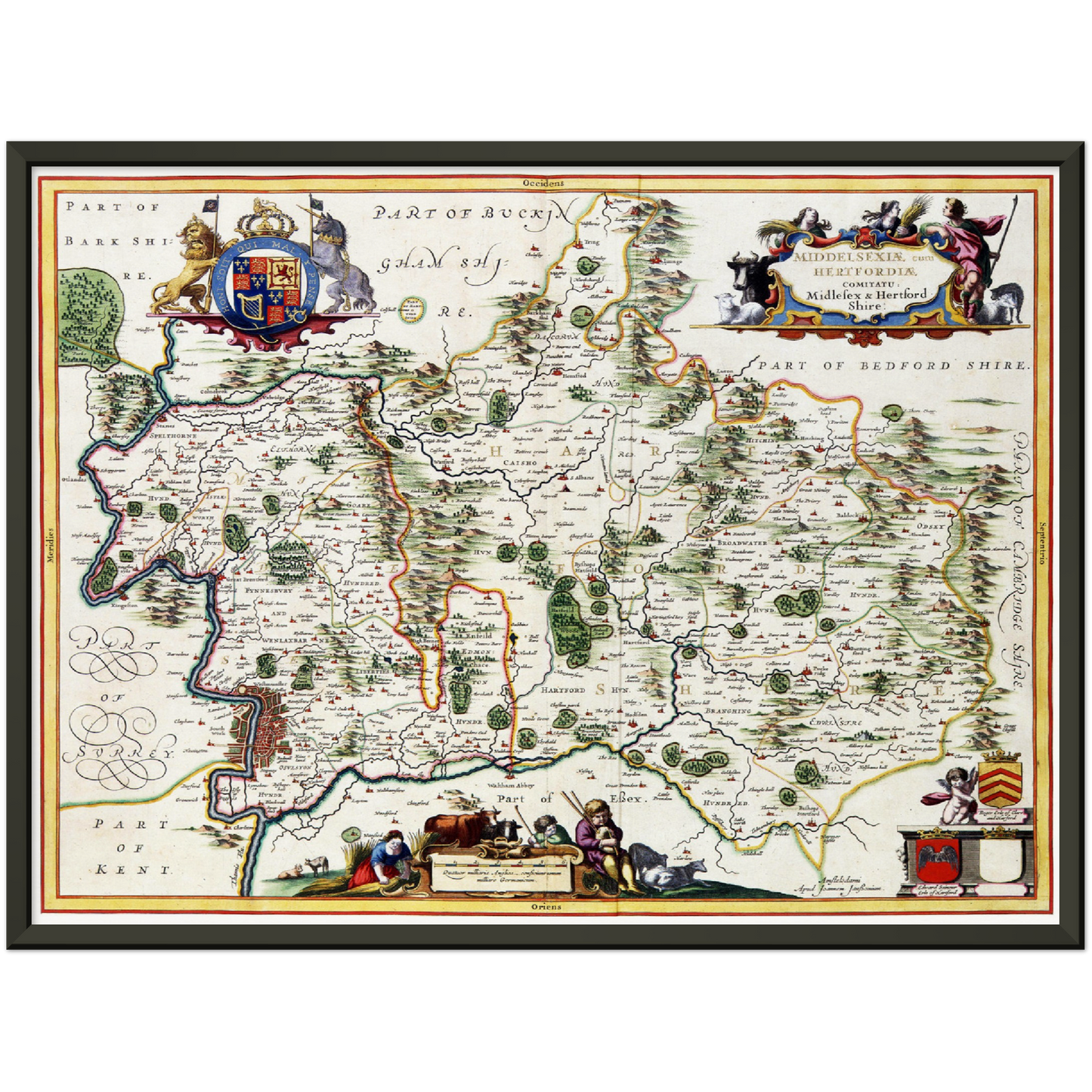 Historical city map Test product horizontal 3 sizes
