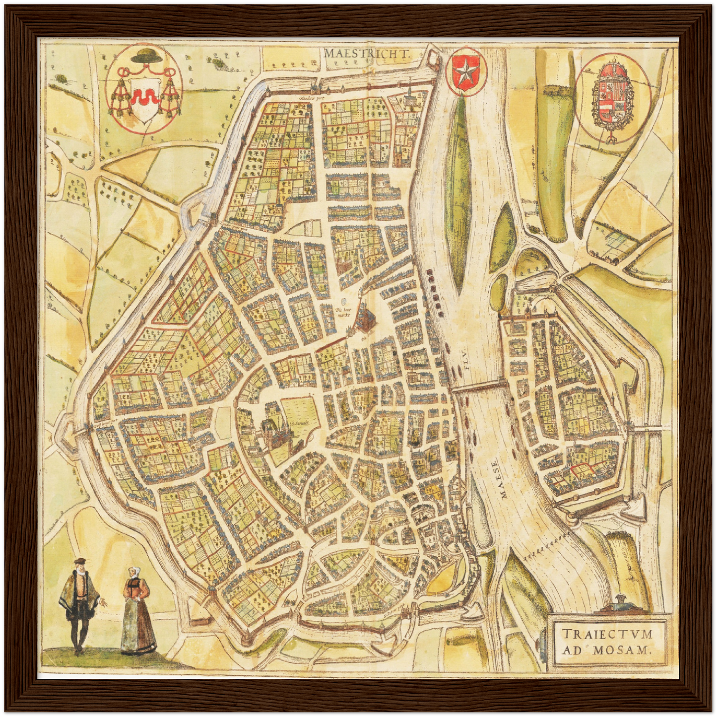 Historical city map Test product horizontal 3 sizes
