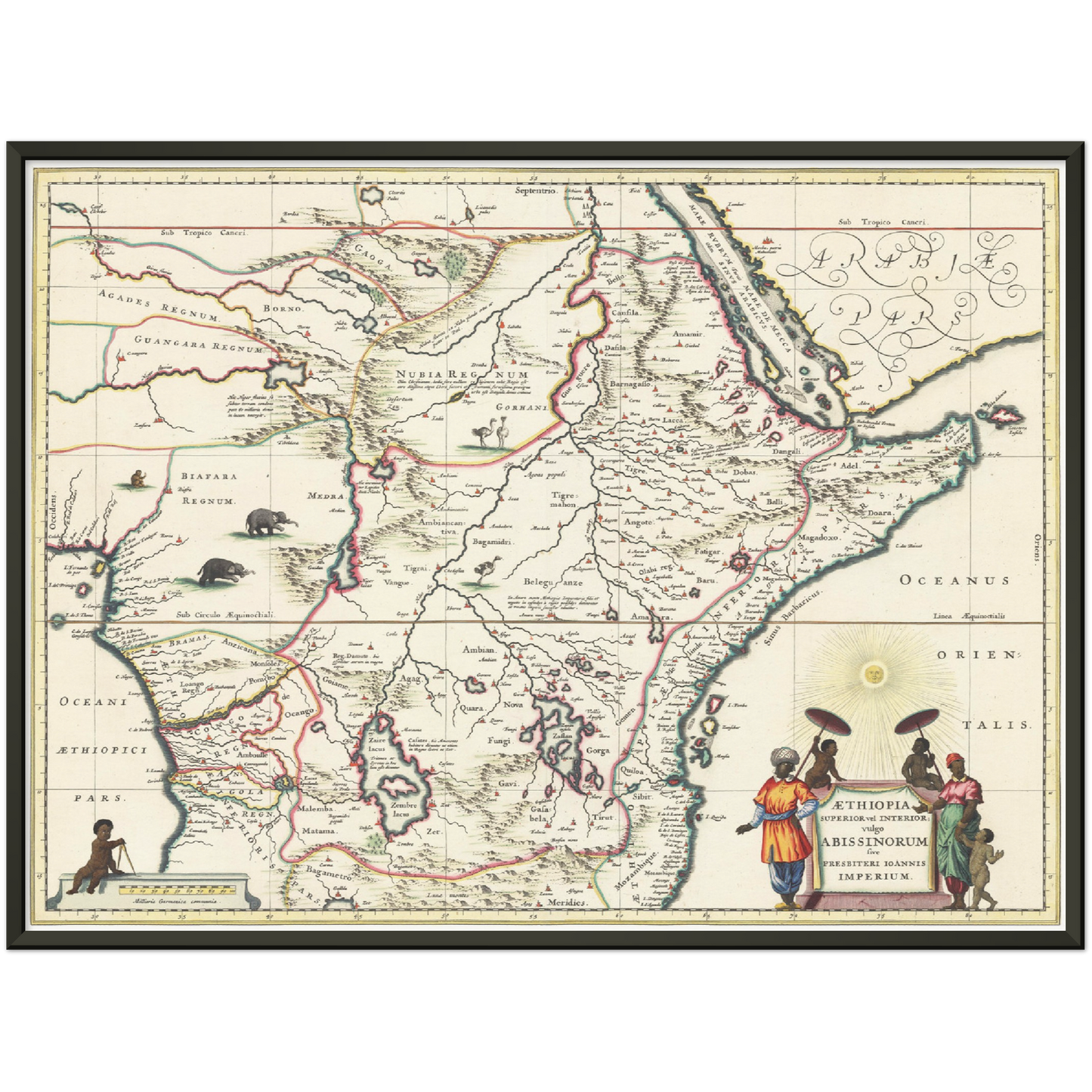 Historical city map Test product horizontal 3 sizes