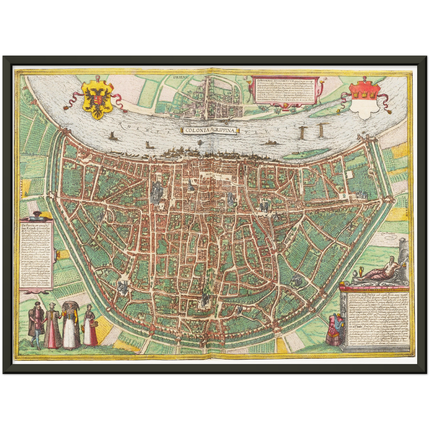 Historischer Stadtplan Köln um 1570