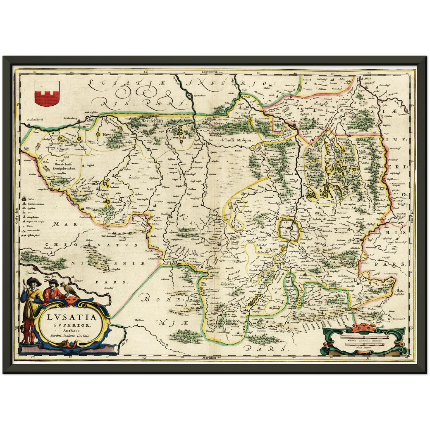 Historical city map Test product horizontal 3 sizes