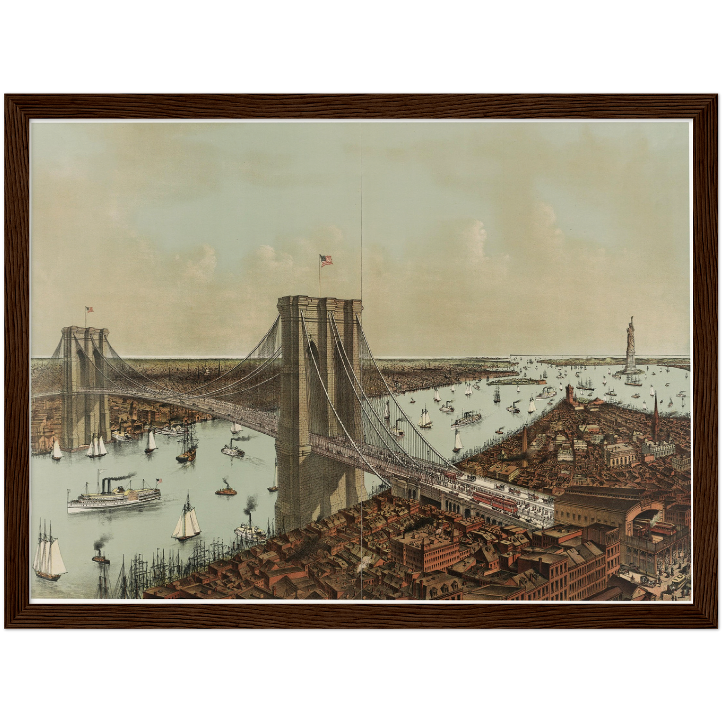 Historical city map Test product horizontal 3 sizes