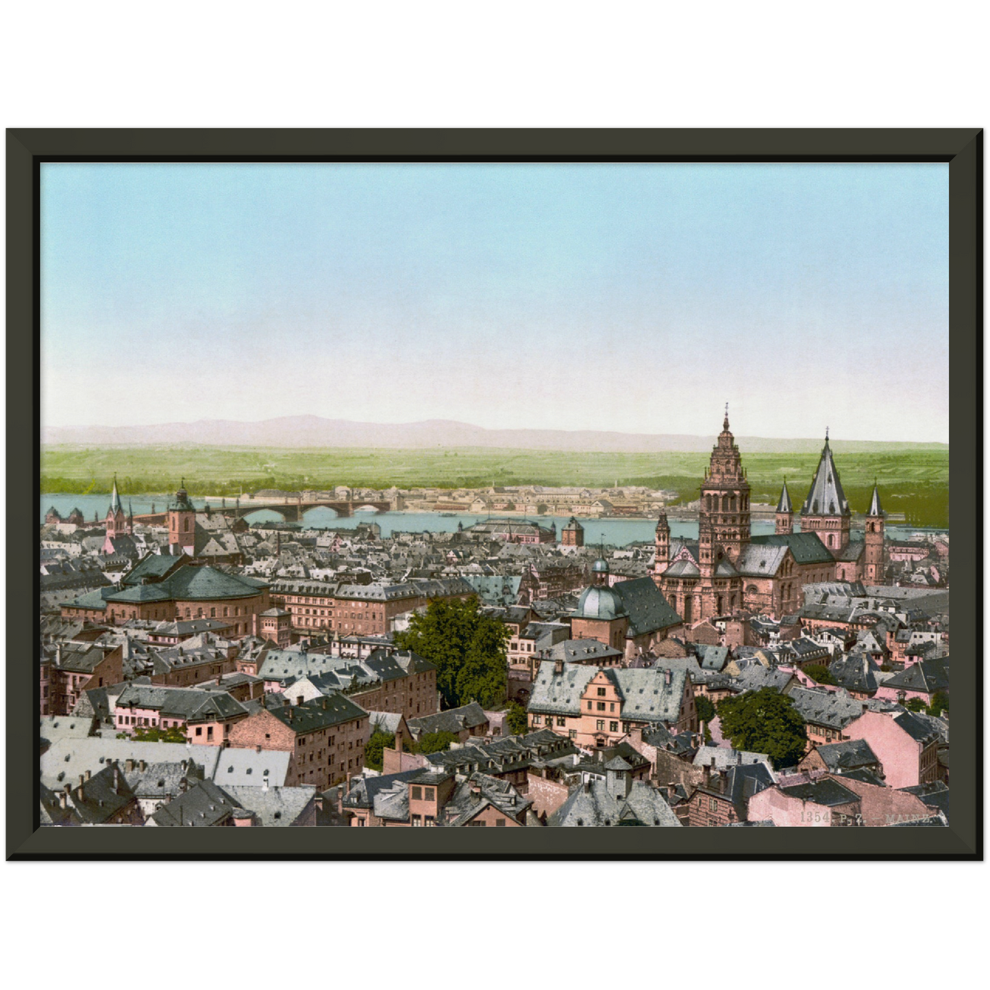 Historische Ansicht Mainz um 1890
