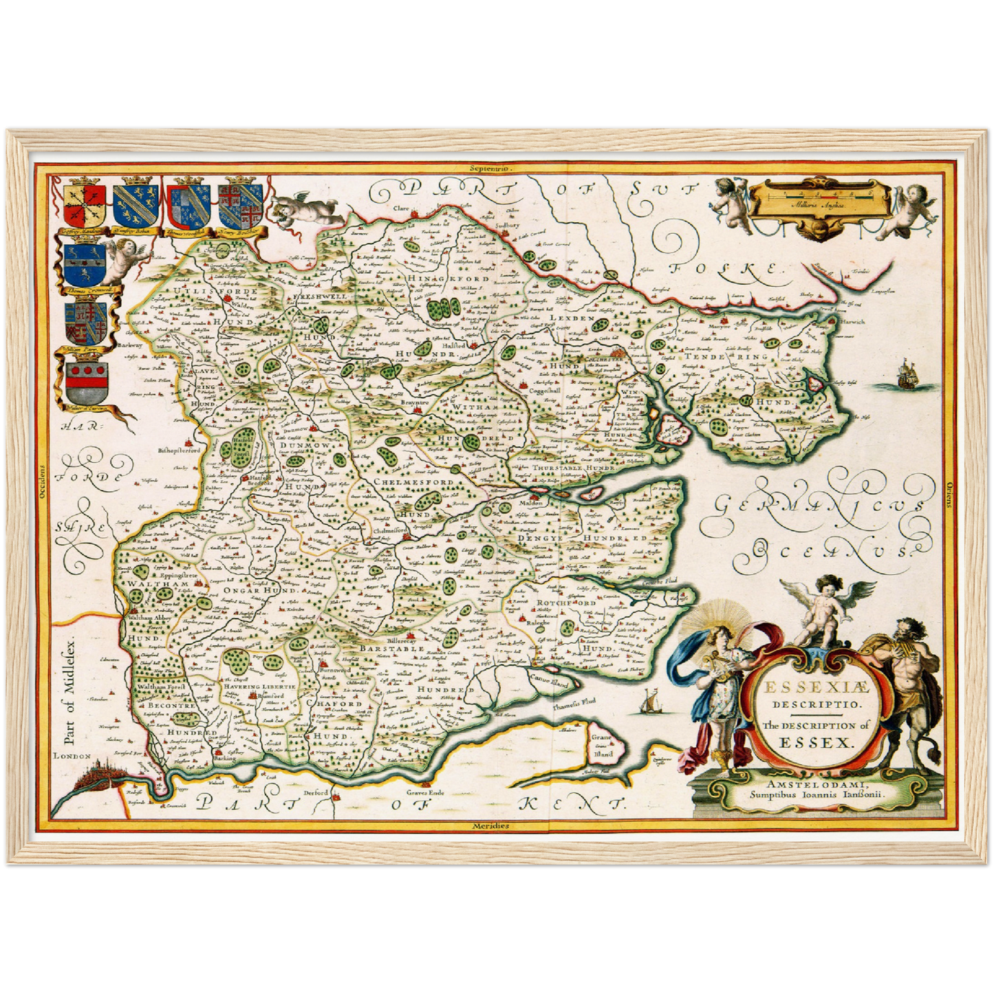 Historical city map Test product horizontal 3 sizes