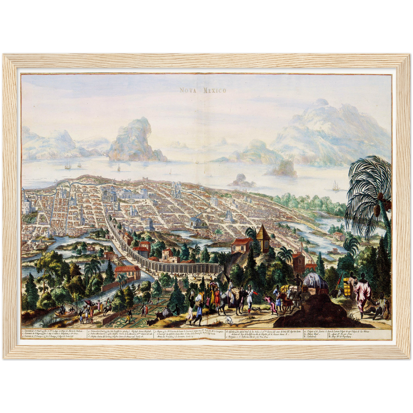 Historical city map Test product horizontal 3 sizes