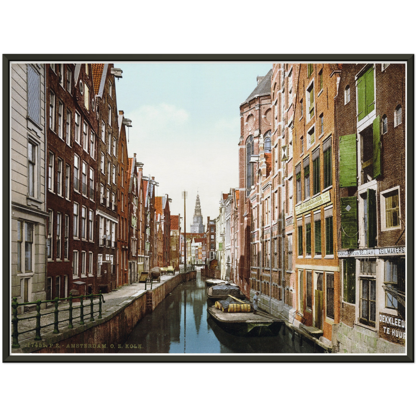 Historische Ansicht Amsterdam um 1895
