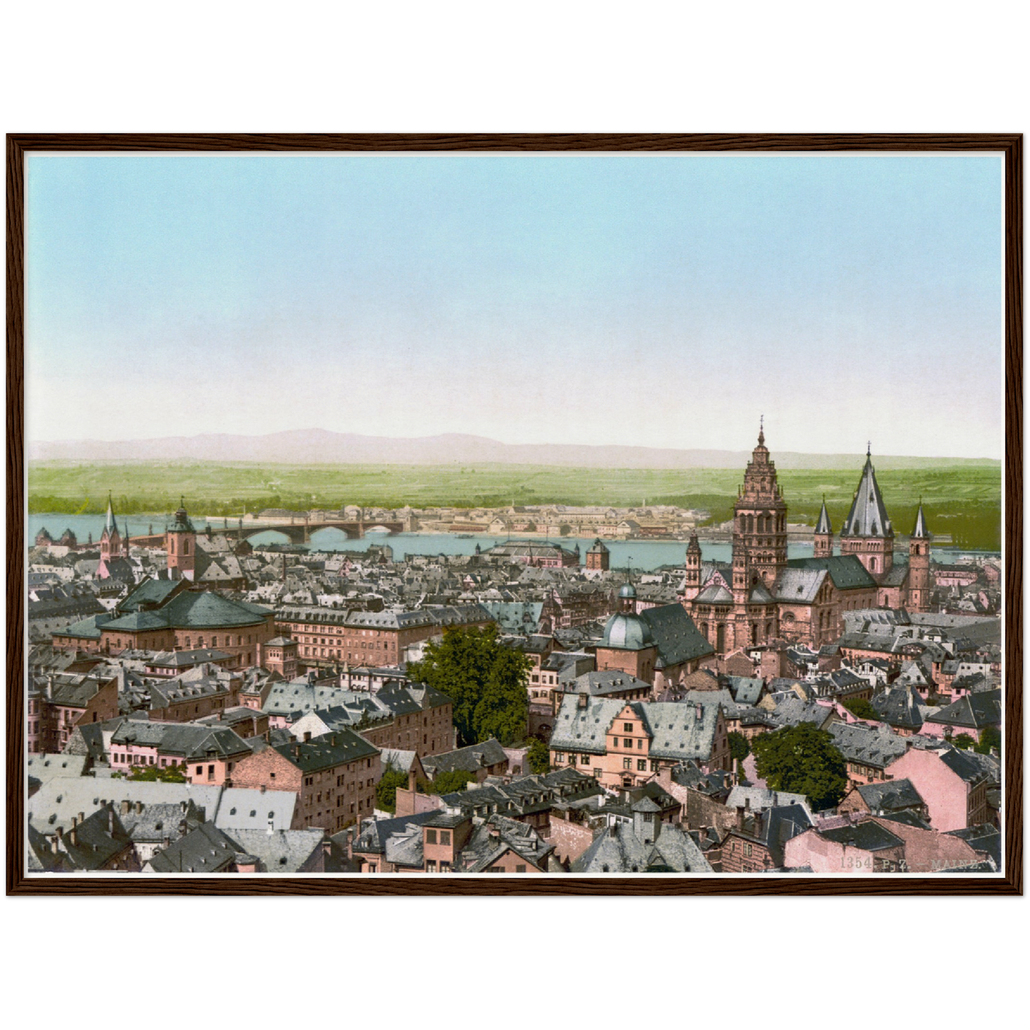 Historische Ansicht Mainz um 1890