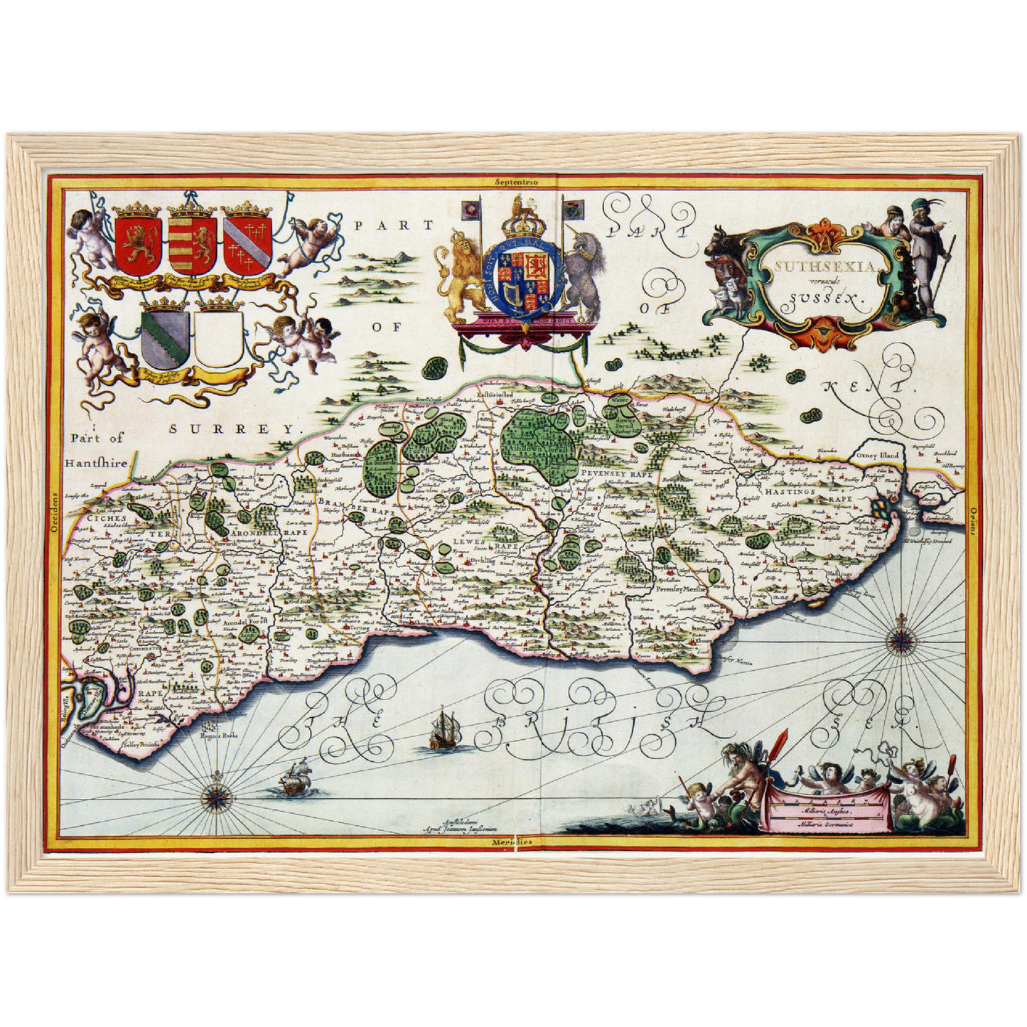 Historical city map Test product horizontal 3 sizes
