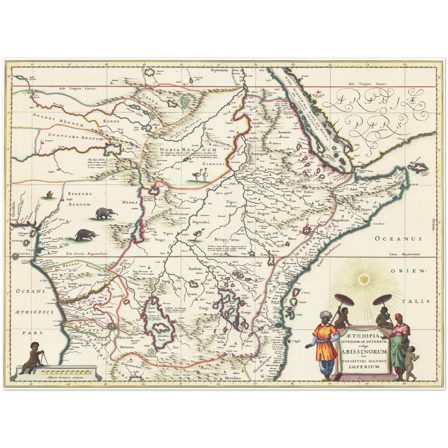 Historical city map Test product horizontal 3 sizes