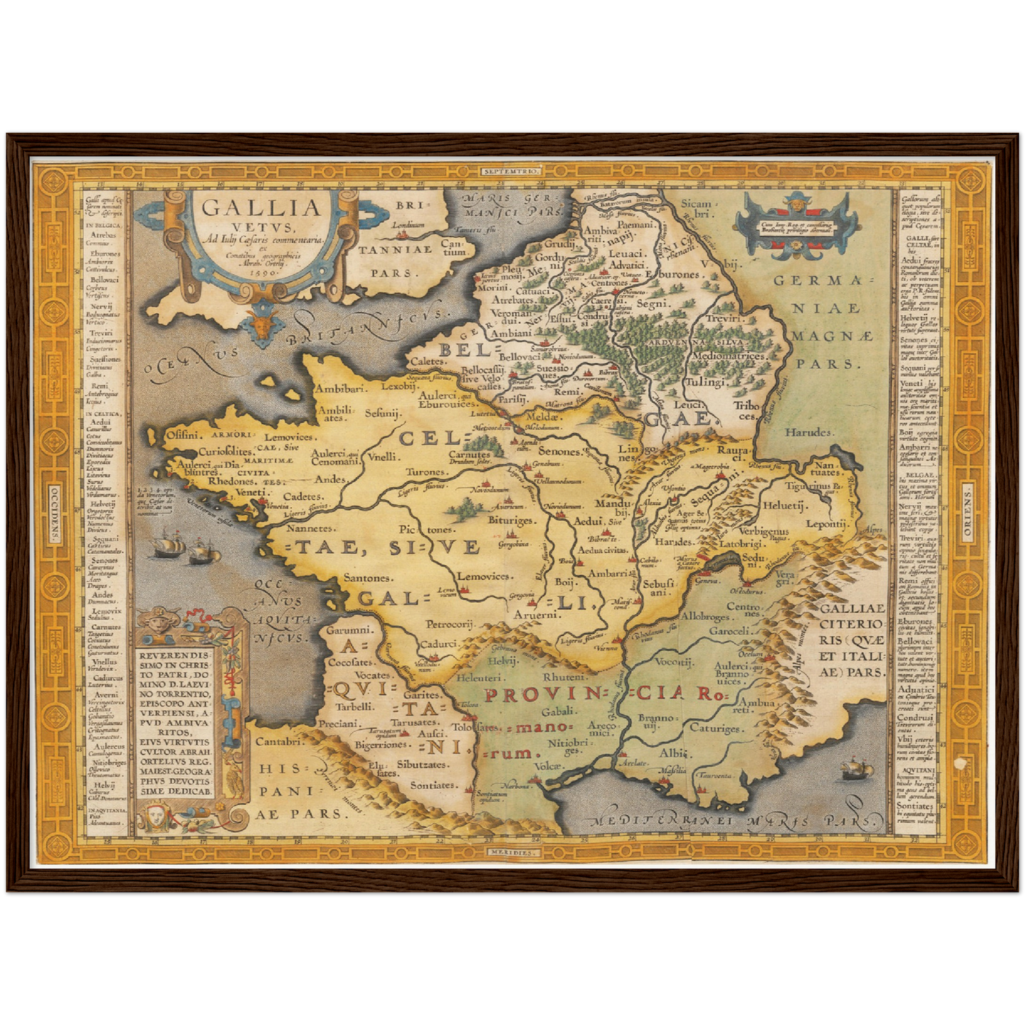 Historical city map Test product horizontal 3 sizes