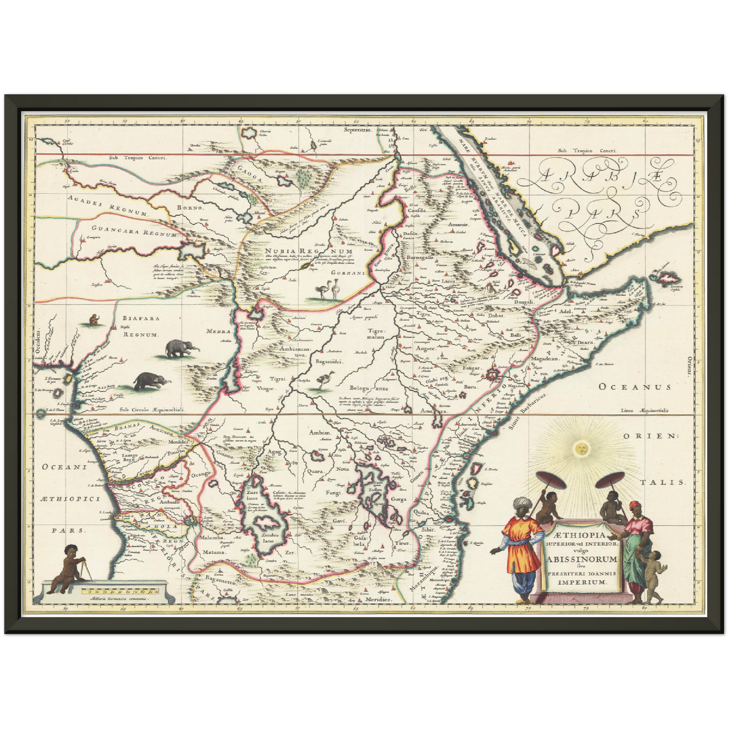 Historical city map Test product horizontal 3 sizes