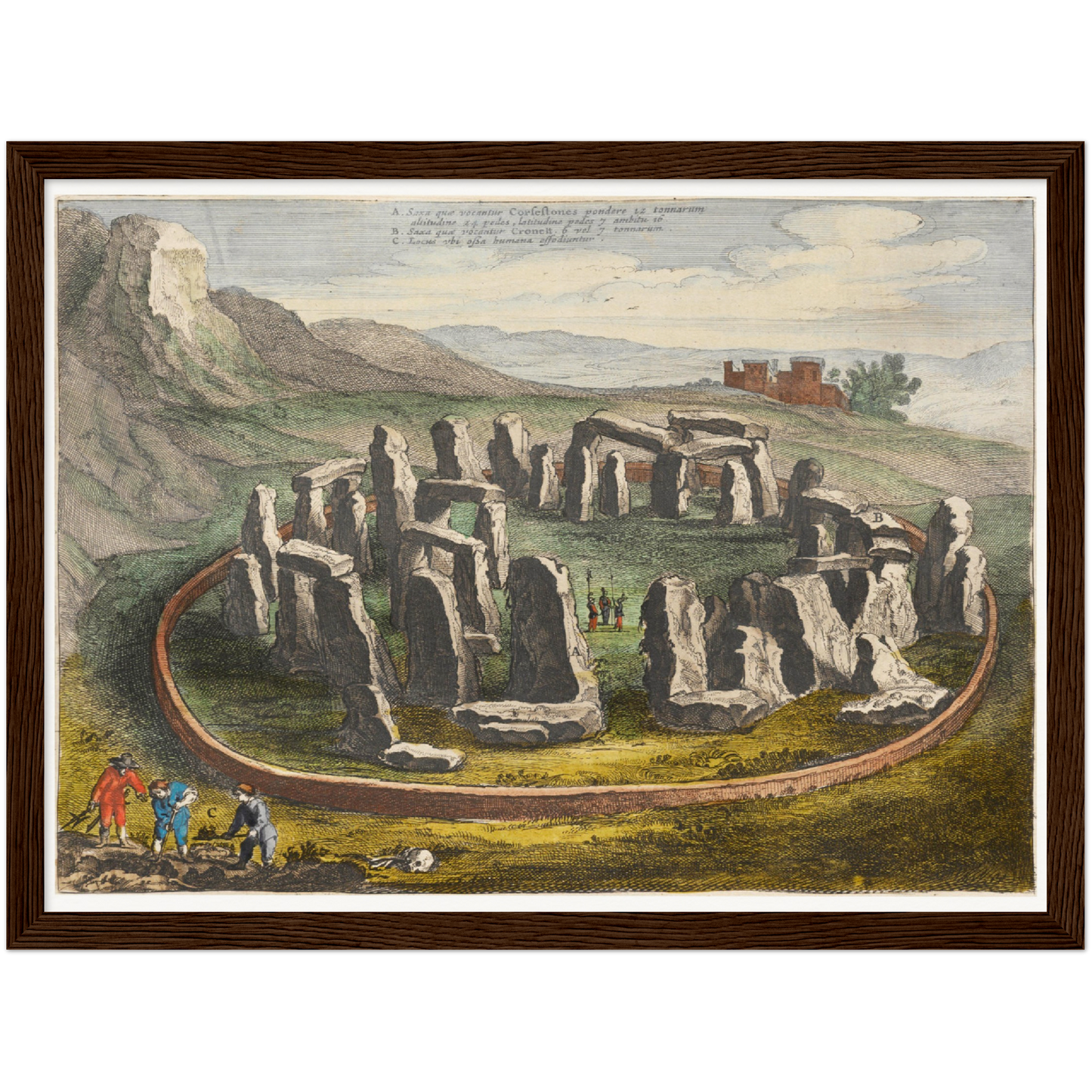 Historical city map Test product horizontal 3 sizes