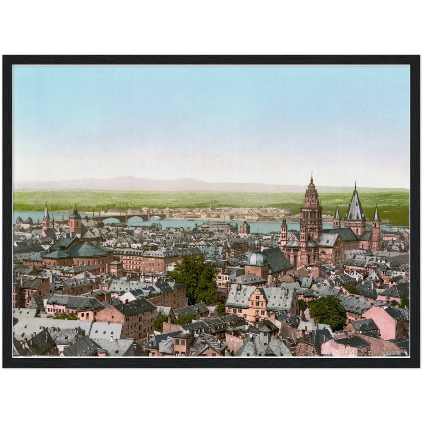 Historische Ansicht Mainz um 1890