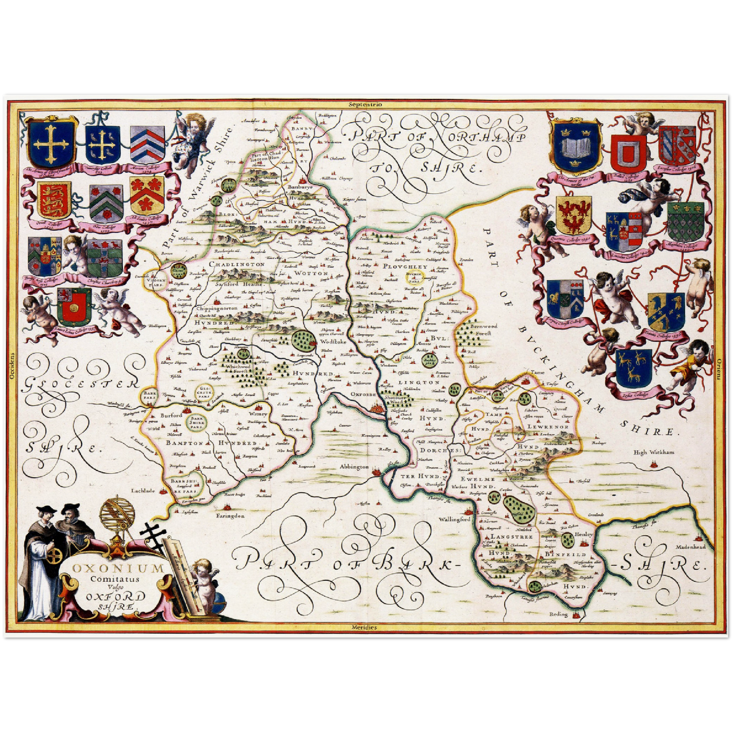 Historical city map Test product horizontal 3 sizes