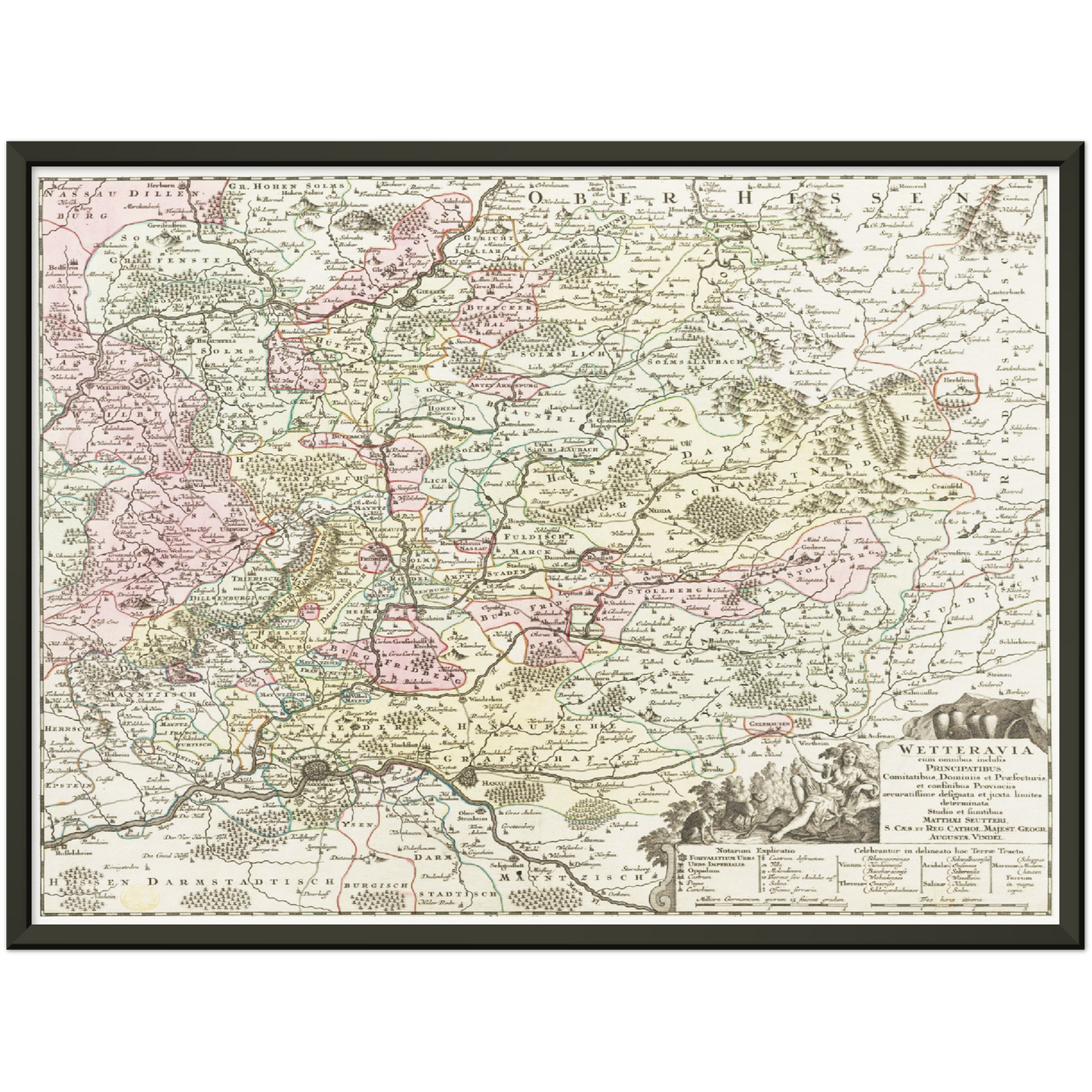 Historical city map Test product horizontal 3 sizes