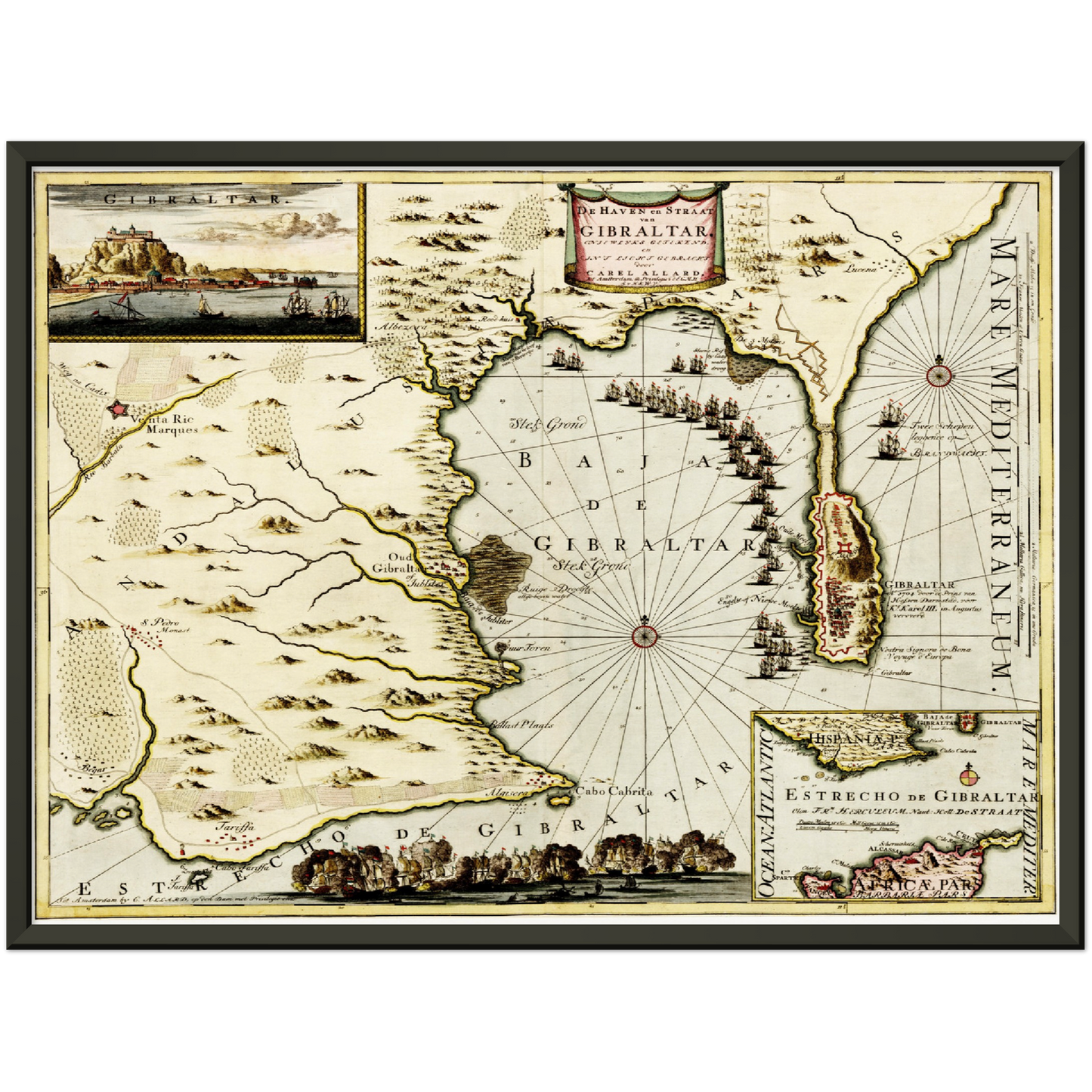 Historical city map Test product horizontal 3 sizes