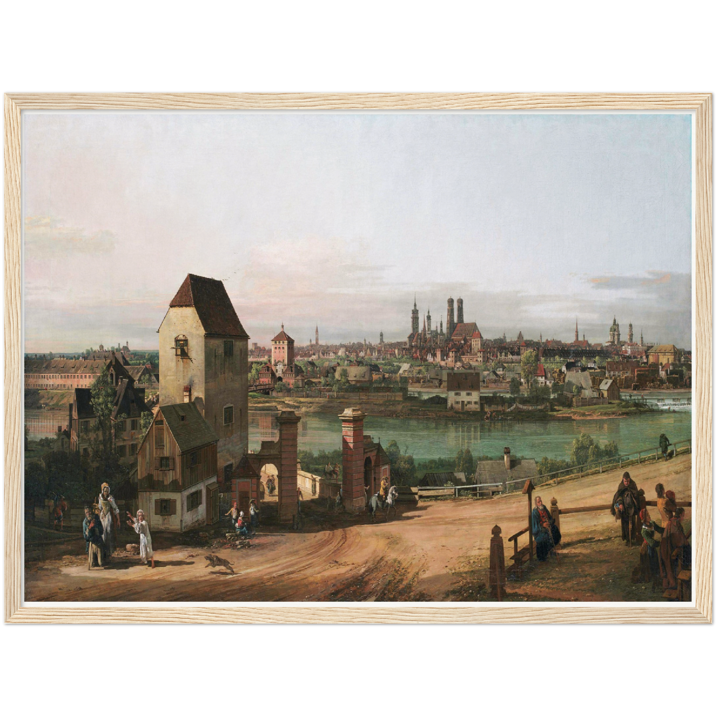 Historische Ansicht München um 1761