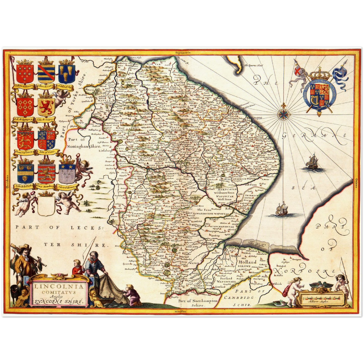 Historical city map Test product horizontal 3 sizes