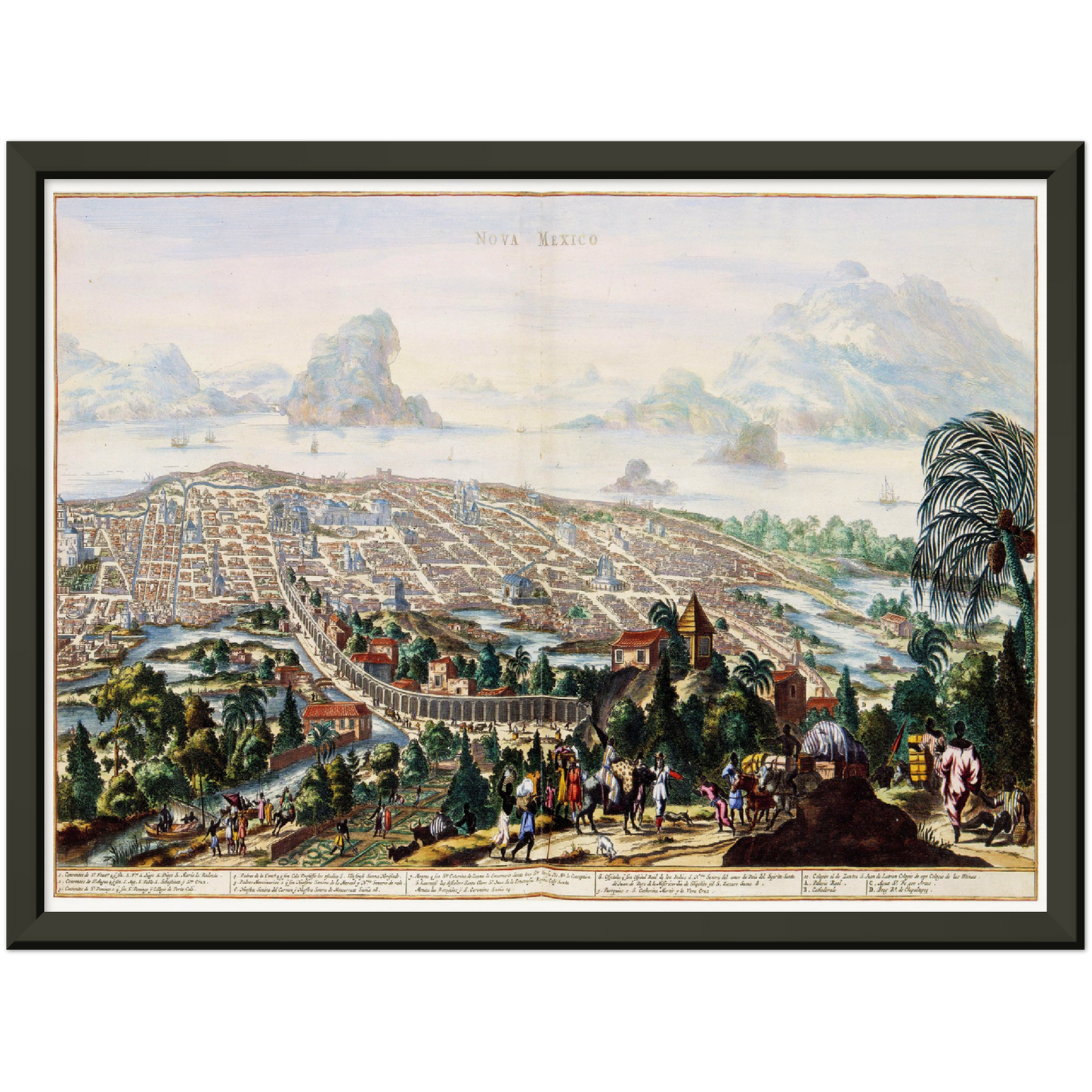 Historical city map Test product horizontal 3 sizes