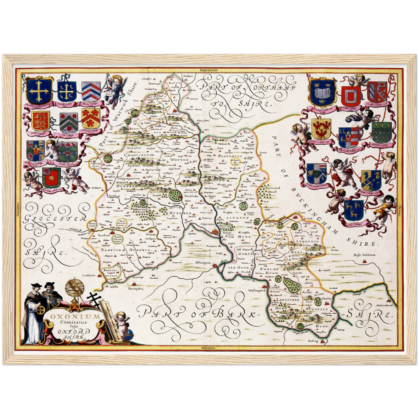Historical city map Test product horizontal 3 sizes