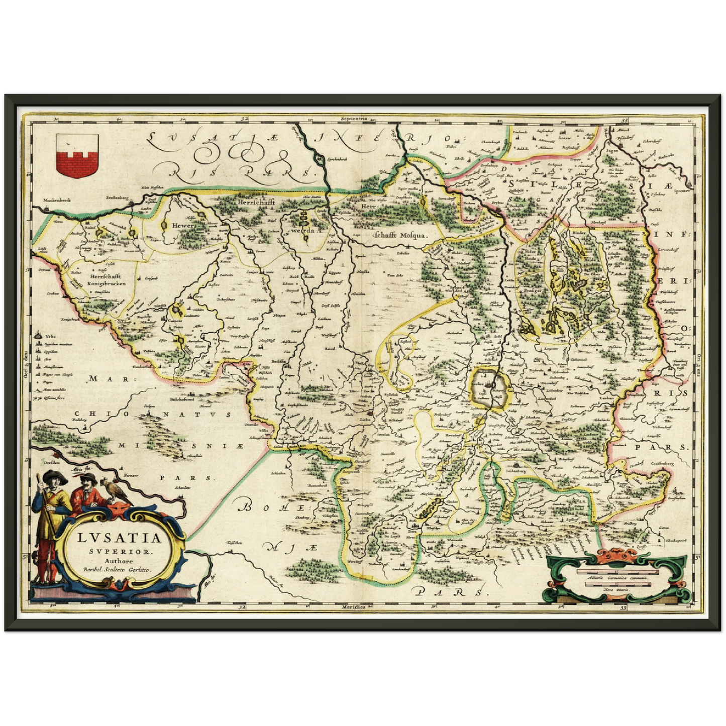 Historical city map Test product horizontal 3 sizes