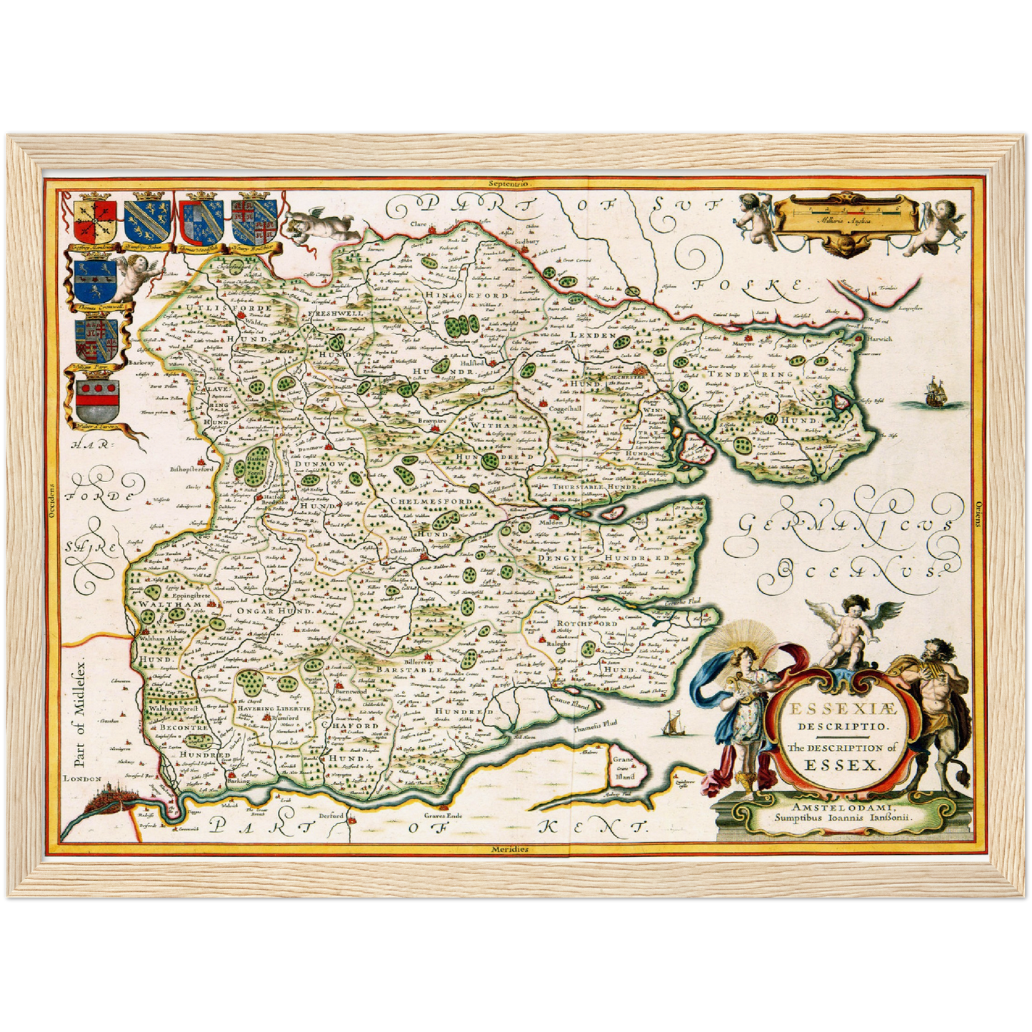 Historical city map Test product horizontal 3 sizes