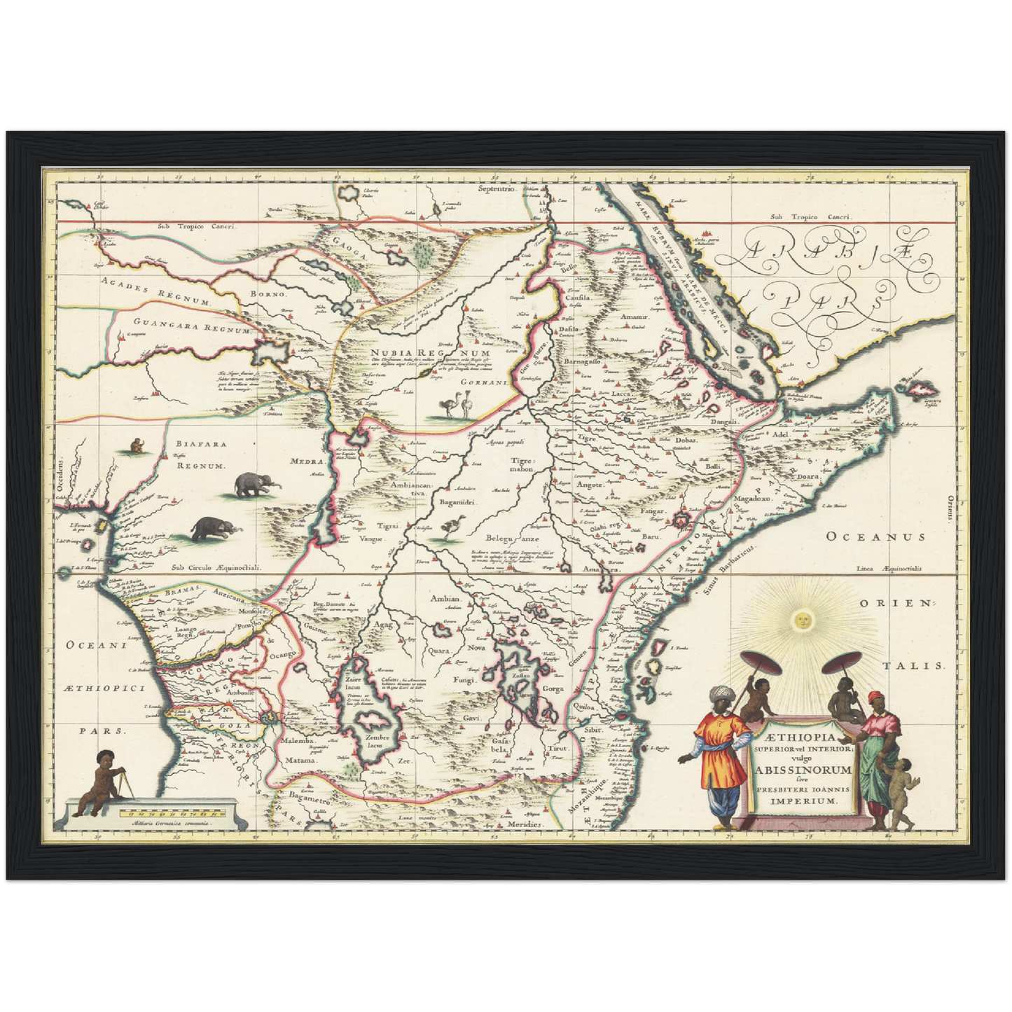 Historical city map Test product horizontal 3 sizes