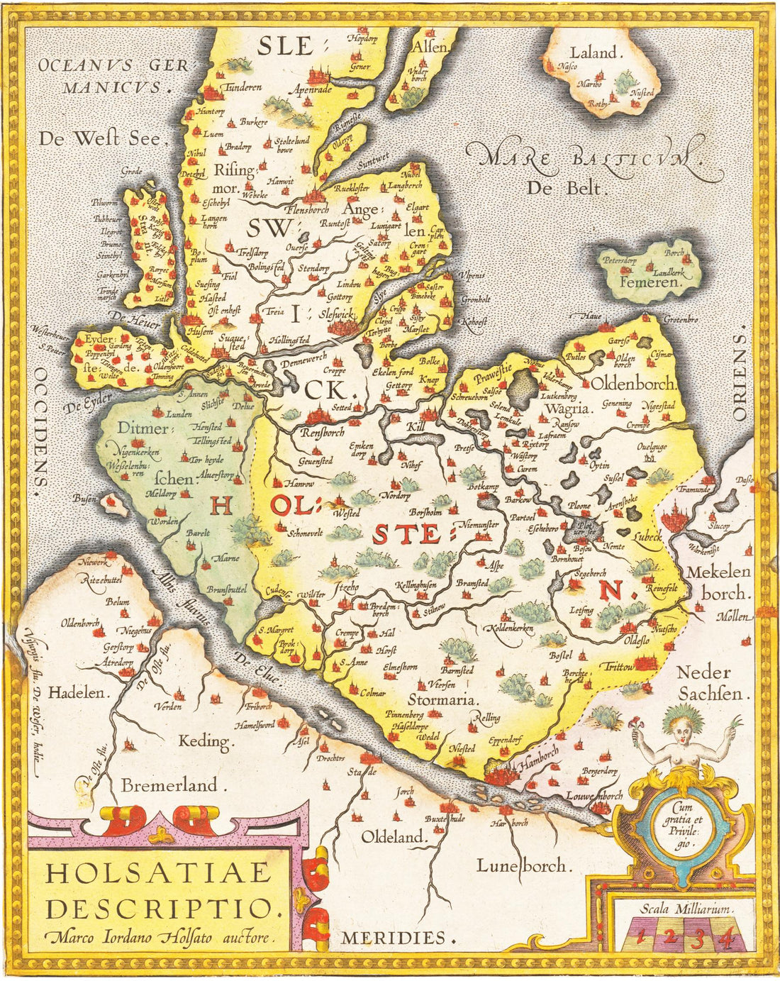 Kartengeschichten Teil 3: Die Karte von Holstein und Schleswig (1609)