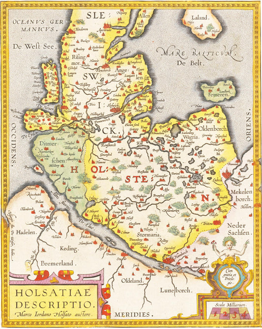Kartengeschichten Teil 3: Die Karte von Holstein und Schleswig (1609)