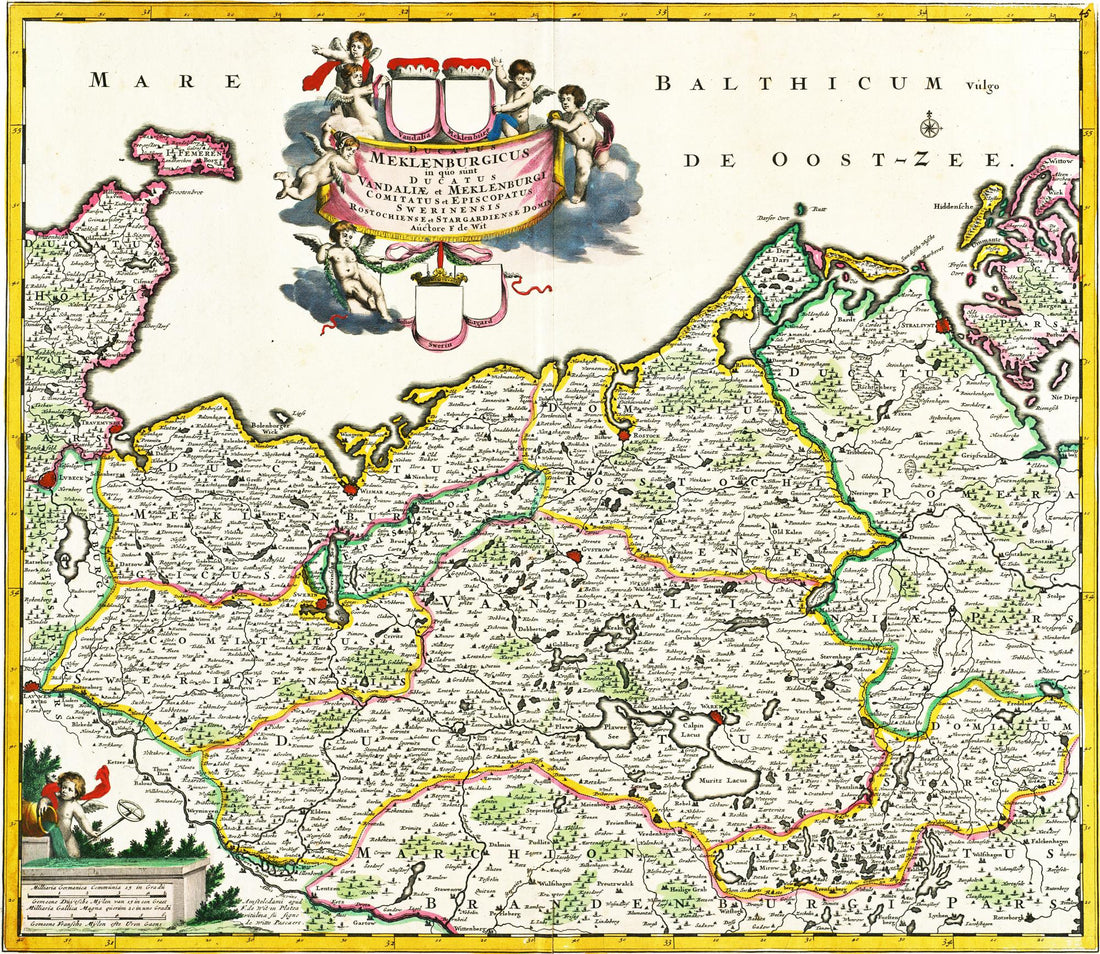 Kartengeschichten Teil 12 -  Mecklenburg um 1680