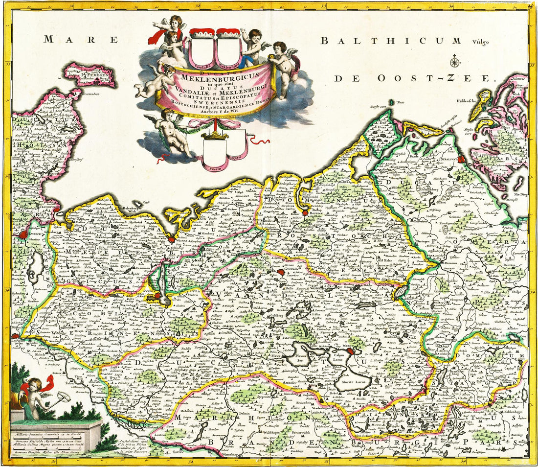 Kartengeschichten Teil 12: Zwischen Seen, Herzogtümern und Geschichte – Mecklenburg um 1680