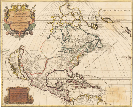 Kartengeschichten Teil 10: Amerika als Insel – Nicholas Sansons und Alexis Jaillots Blick auf die Neue Welt (1694)
