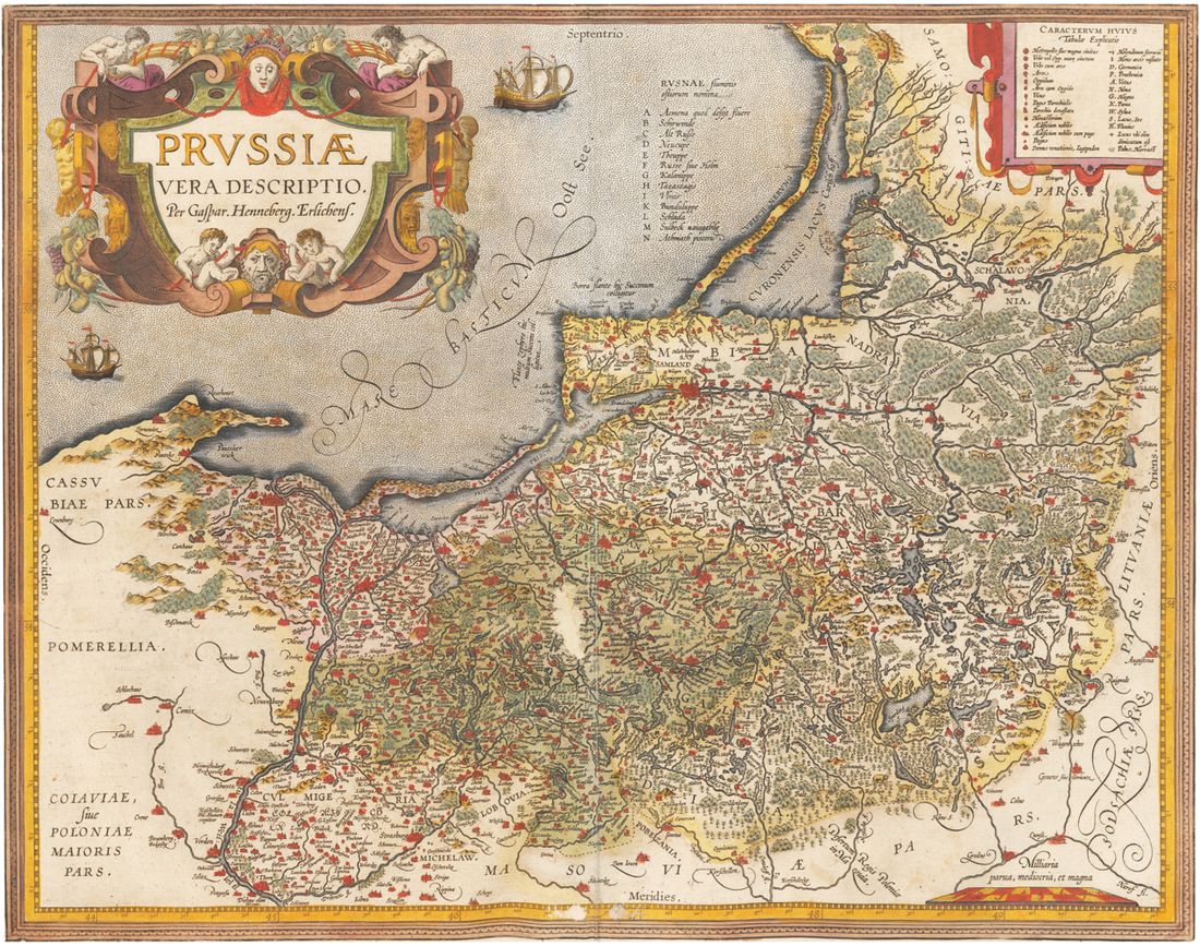 Aufklärungsflug - Region Ostpreußen von 1609