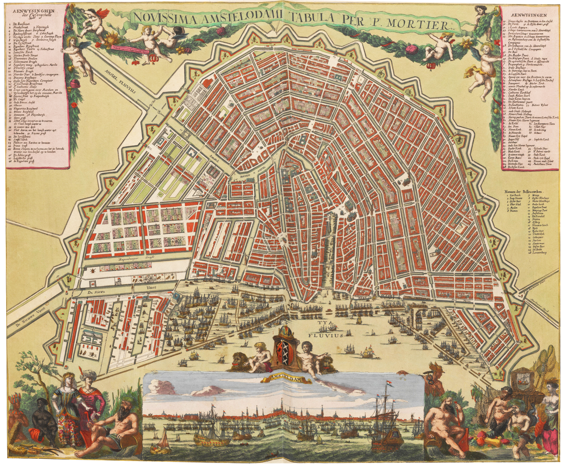 Kartengeschichten Teil 8: Amsterdam um 1700 – Stadt zwischen Wasser, Wind und Weltoffenheit