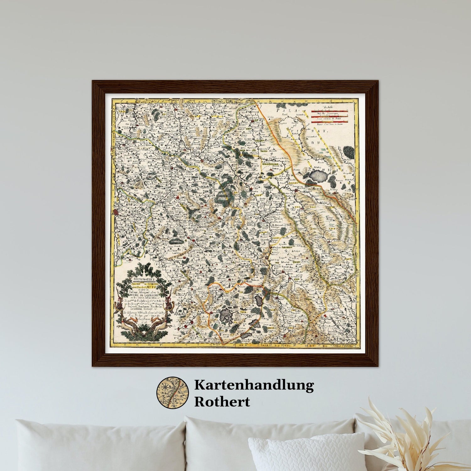 Saarland - Kartenhandlung Rothert