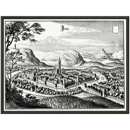 Historical city map  Test product horizontal 3 sizes