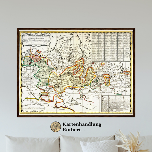 Ämter Radeberg & Stolpen um 1754