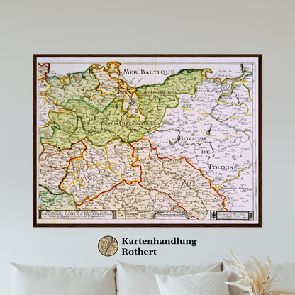 Ostdeutschland um 1684