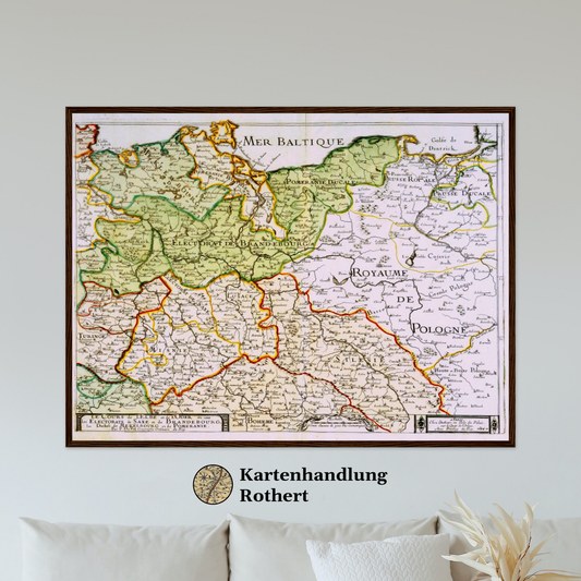 Ostdeutschland um 1684